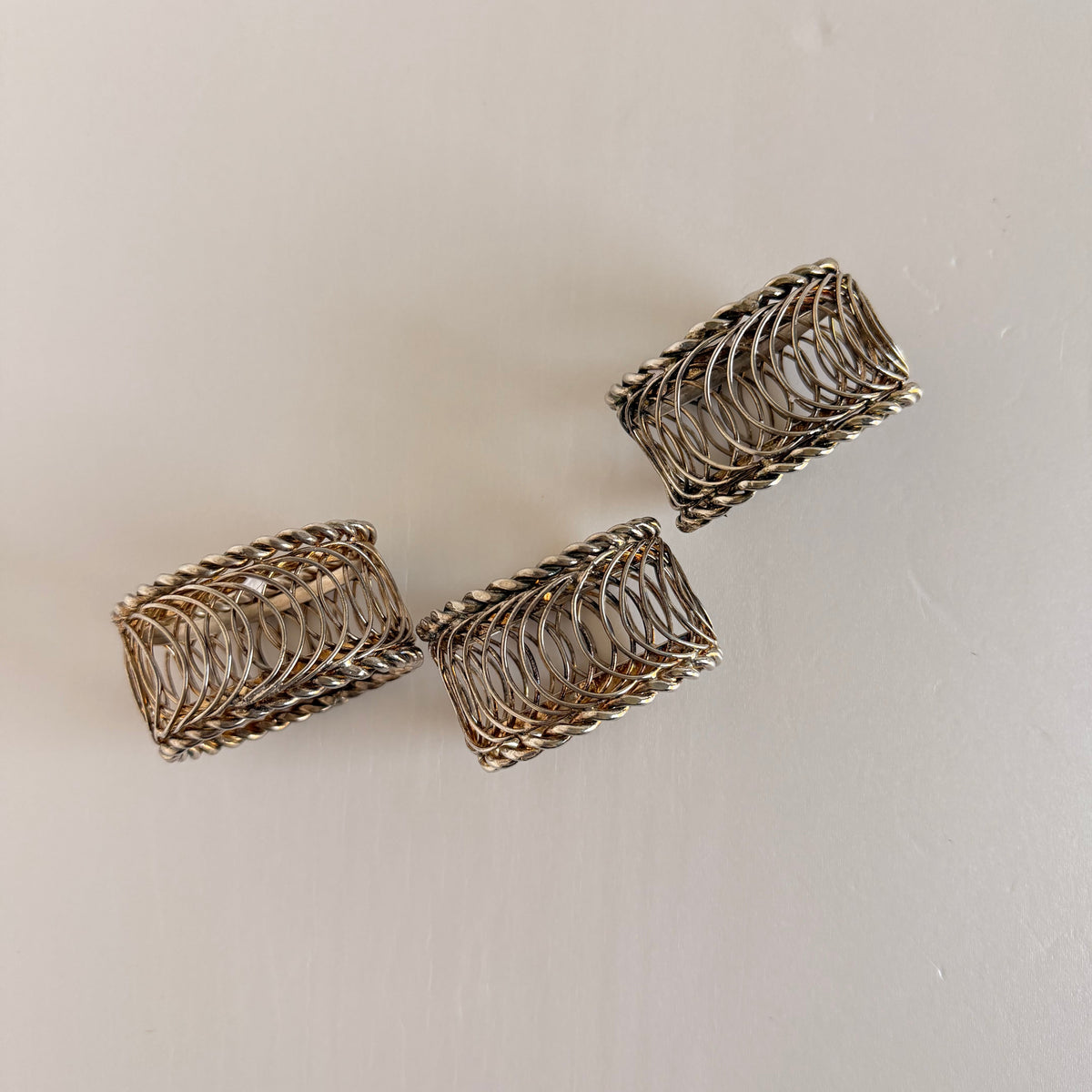 The Regency Silver Napkin Rings