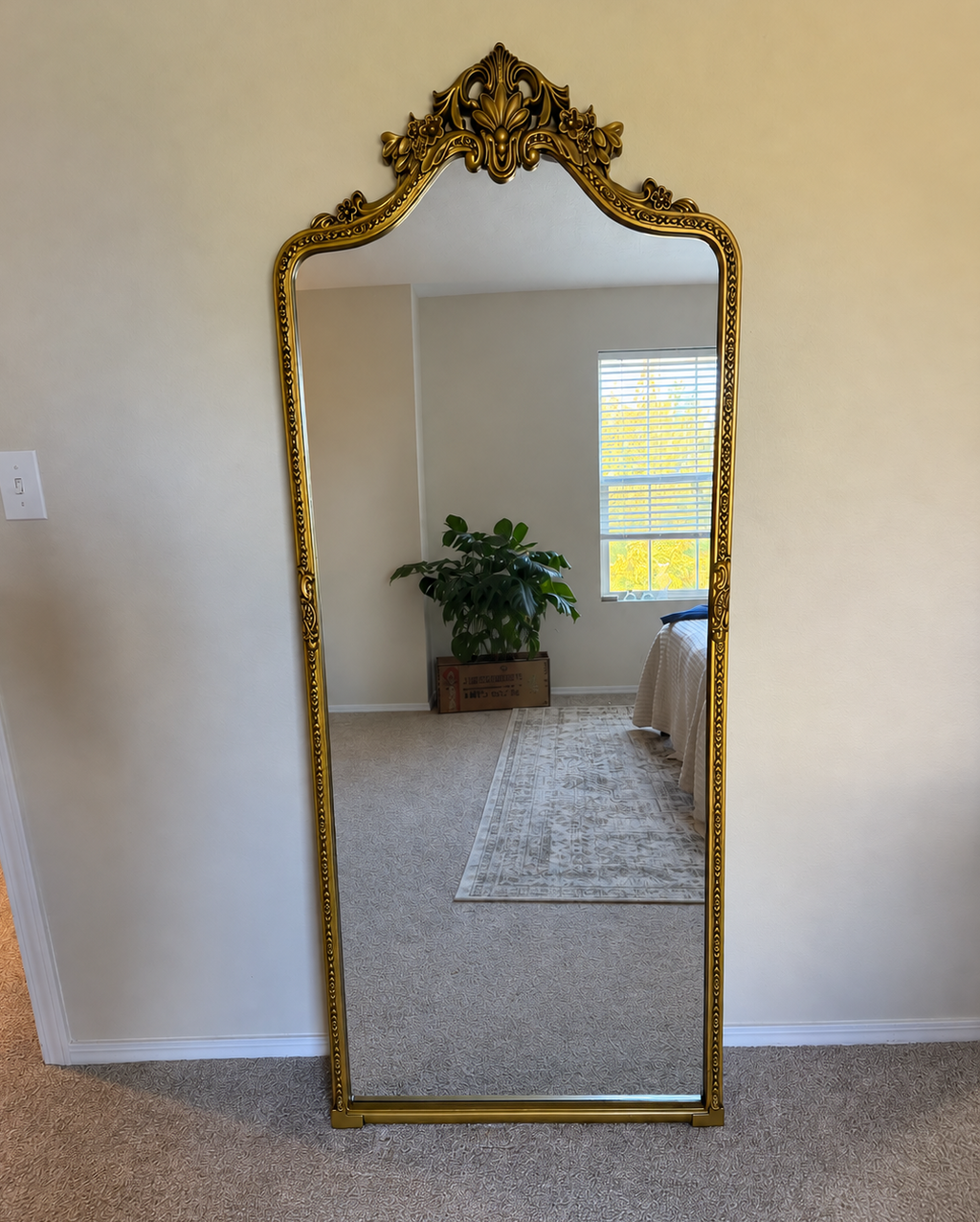 The Hollywood Ornate Floor Mirror