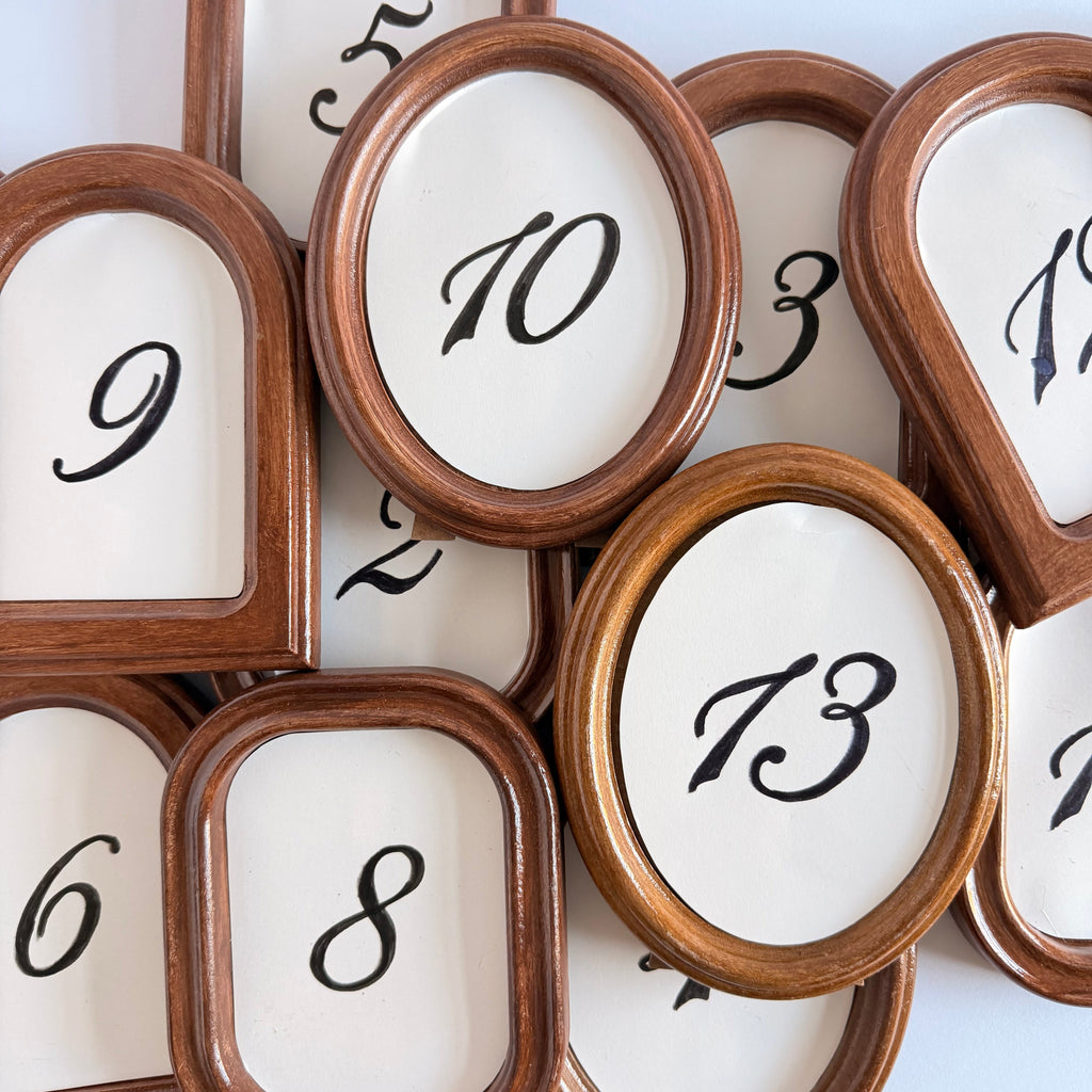 The Canyon Table Numbers