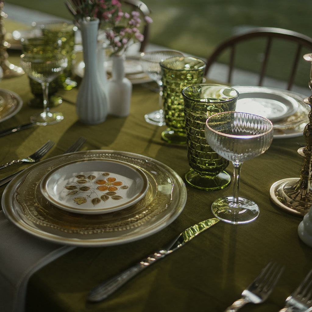 The Goldie Yellow Depression Glass Plate Collection