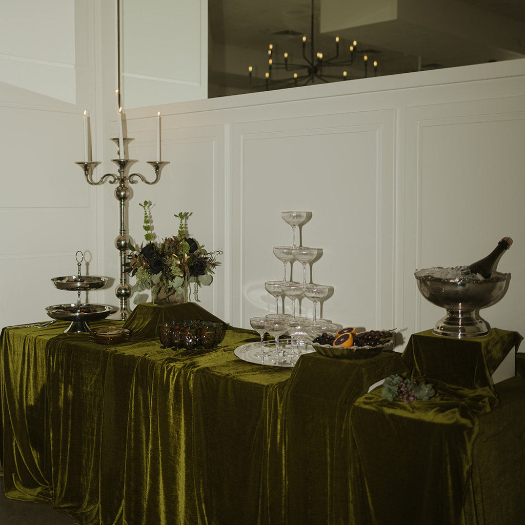 The Regency 2-Tier Silver Dessert Stand