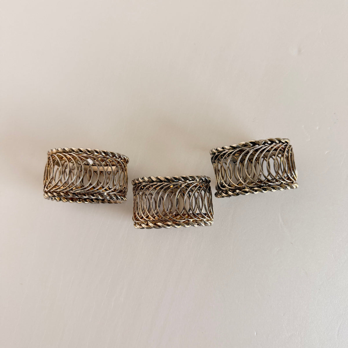 The Regency Silver Napkin Rings