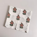 The Canyon Rose Block-Print Cotton Napkins
