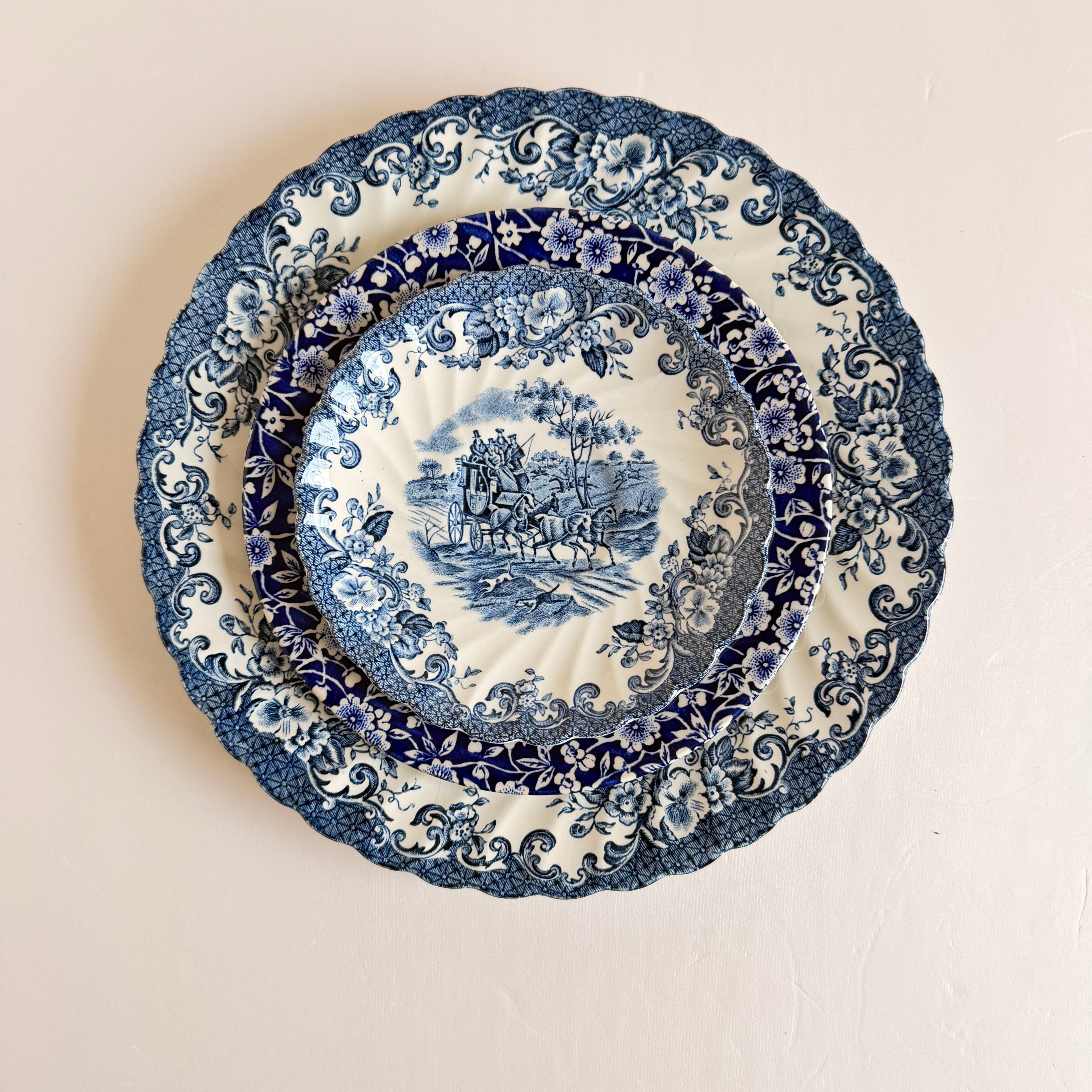 The Joni Blue & White Plate Collection