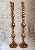 The Hollywood Tall Brass Candlesticks (Pair)