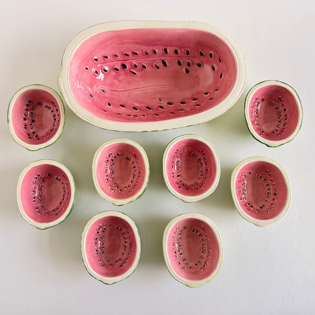 Retro Watermelon Serving Set