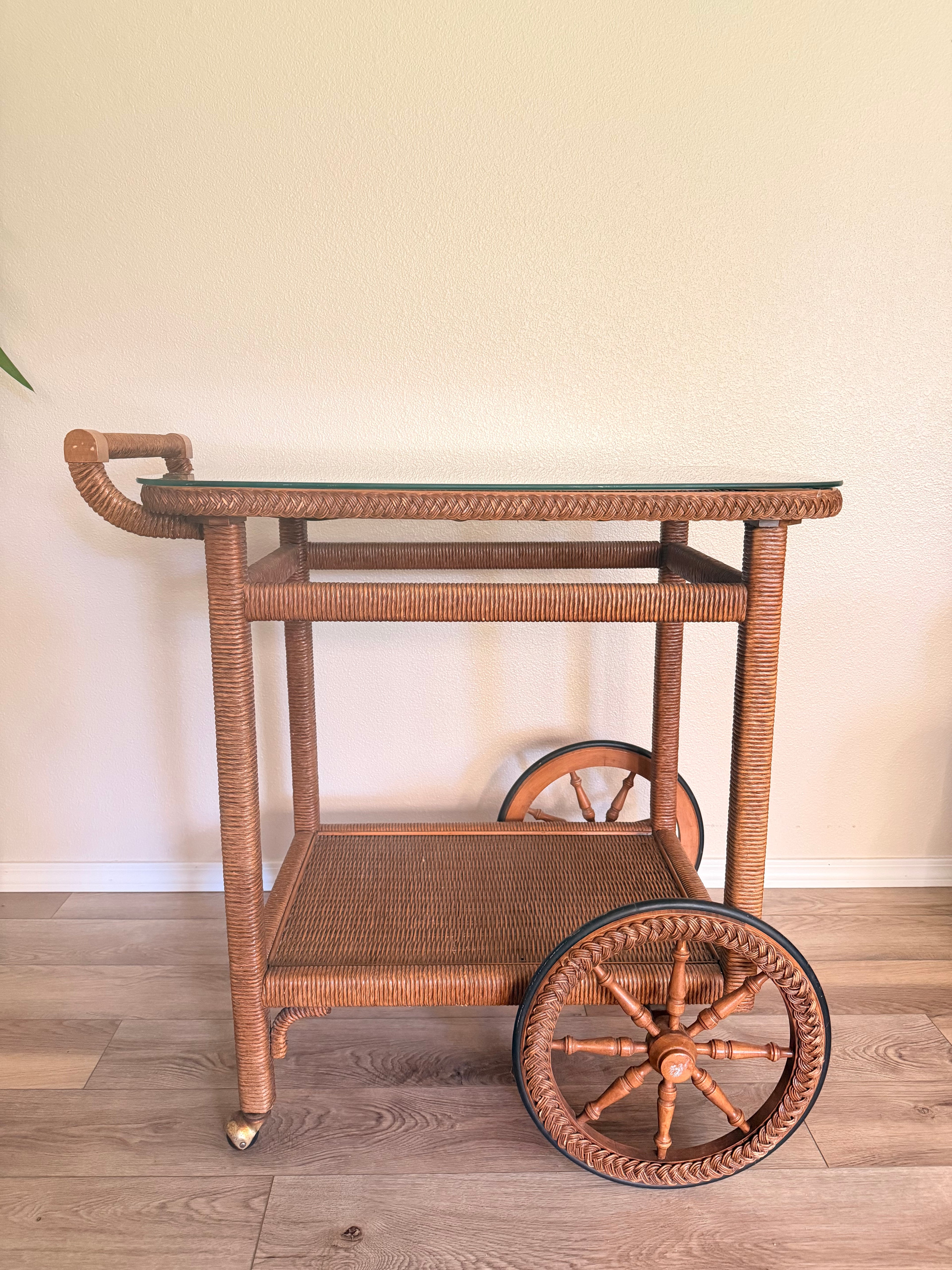 The Palm Bar Cart