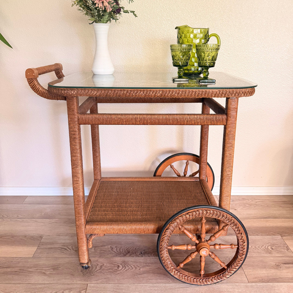 The Palm Bar Cart