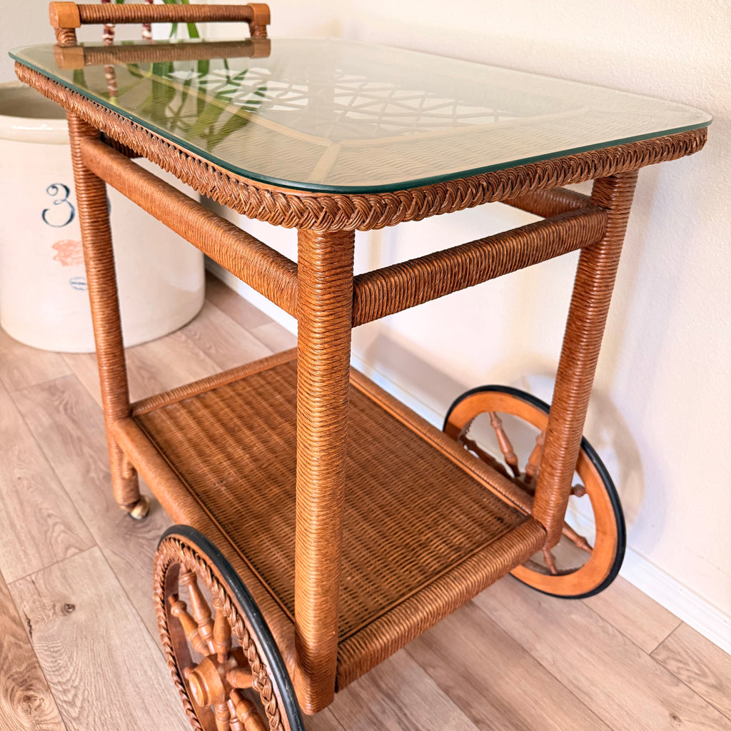 The Palm Bar Cart
