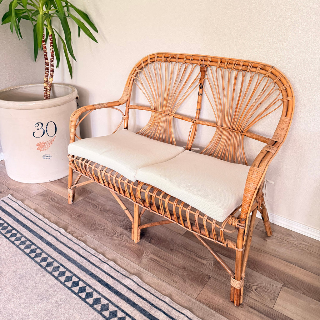 The Capri Rattan Loveseat