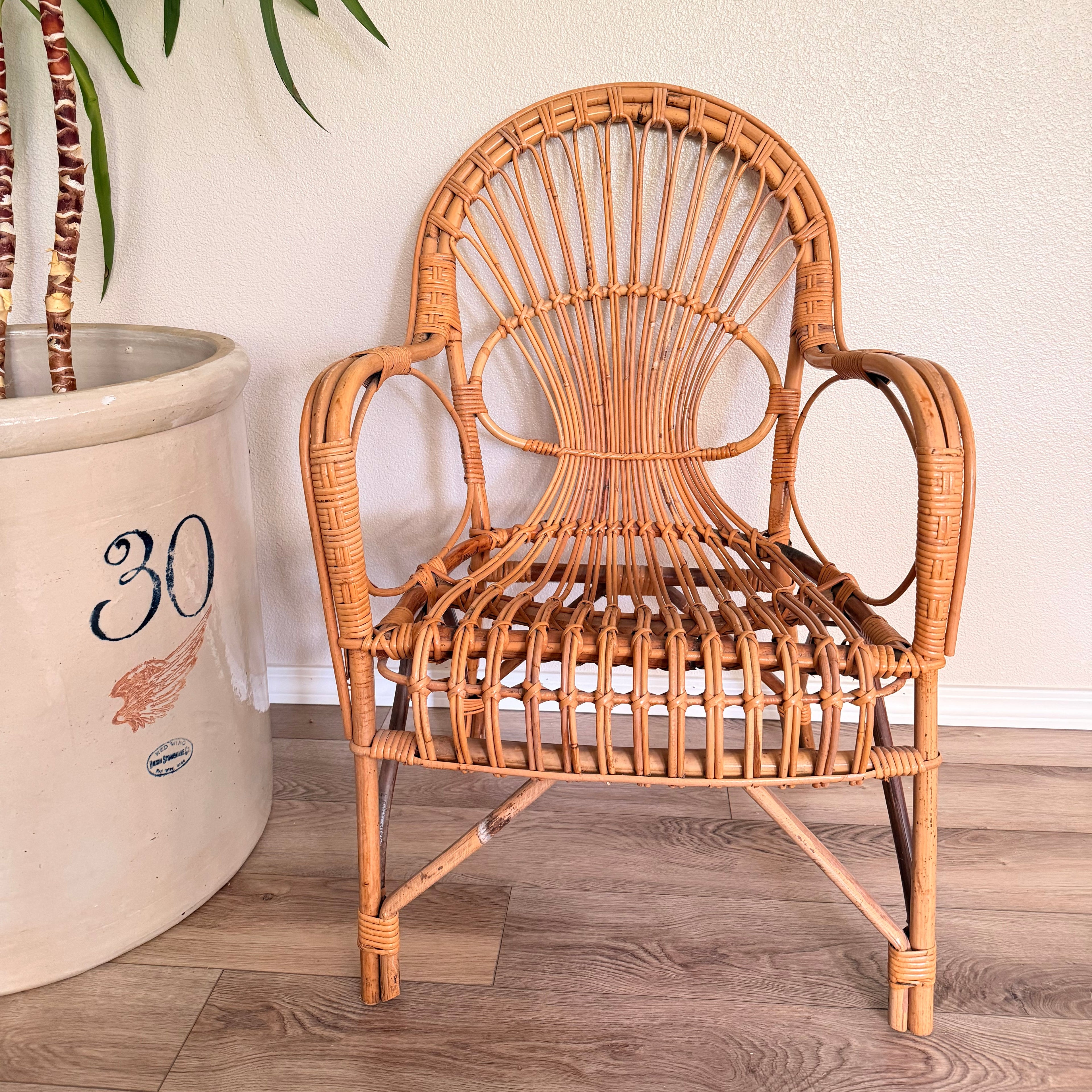 The Capri Rattan Armchair