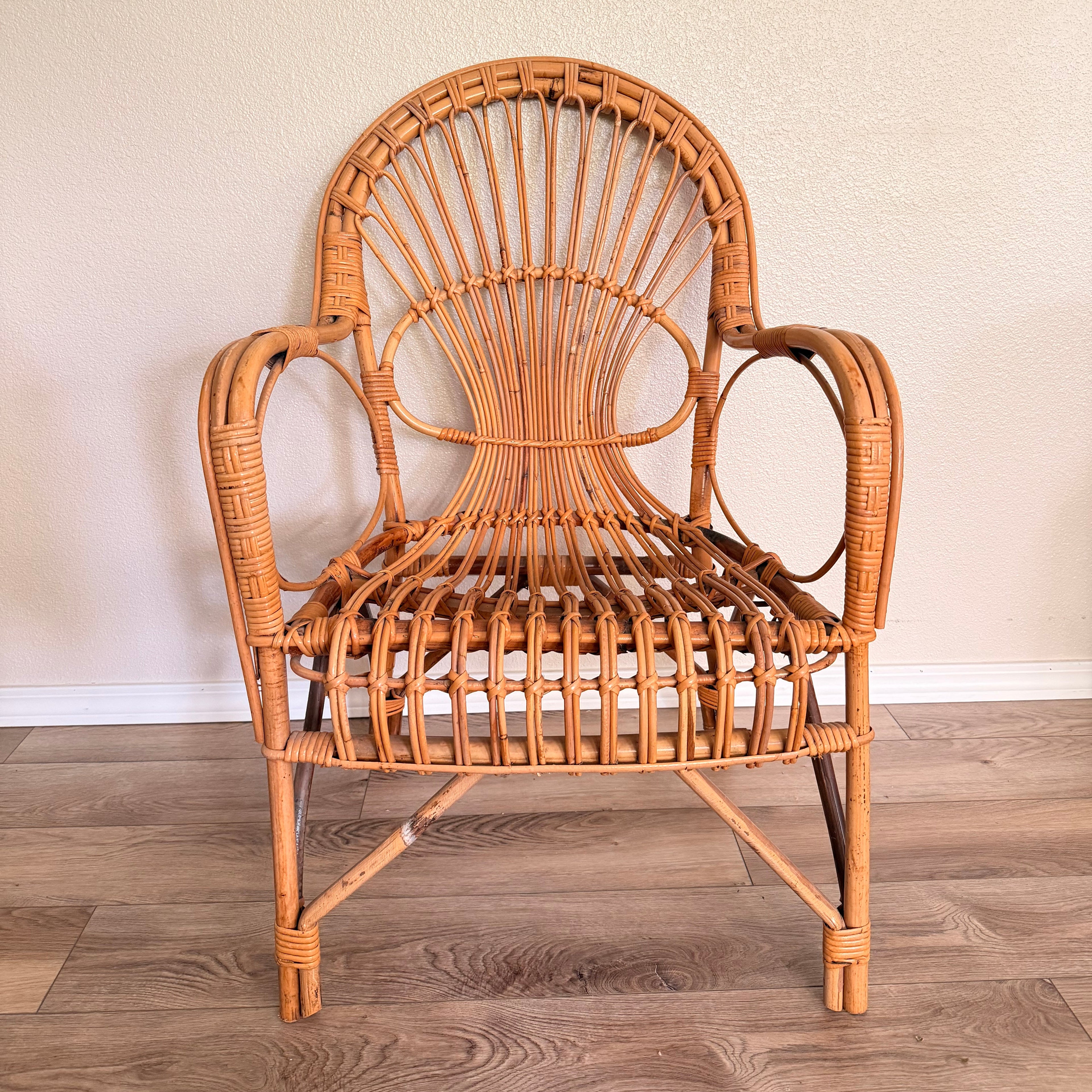 The Capri Rattan Armchair