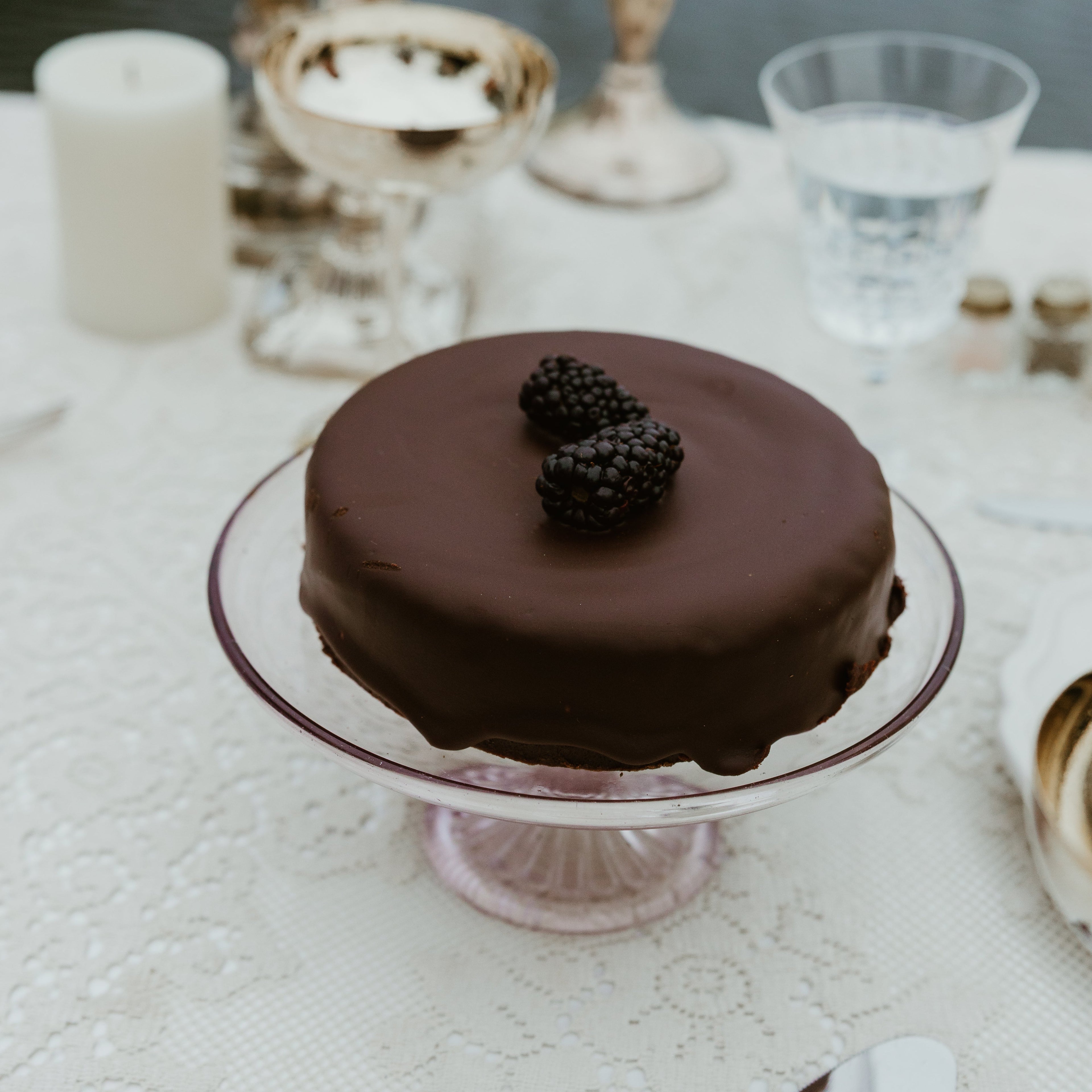 The Lavender Pedestal Cake Stand (8")
