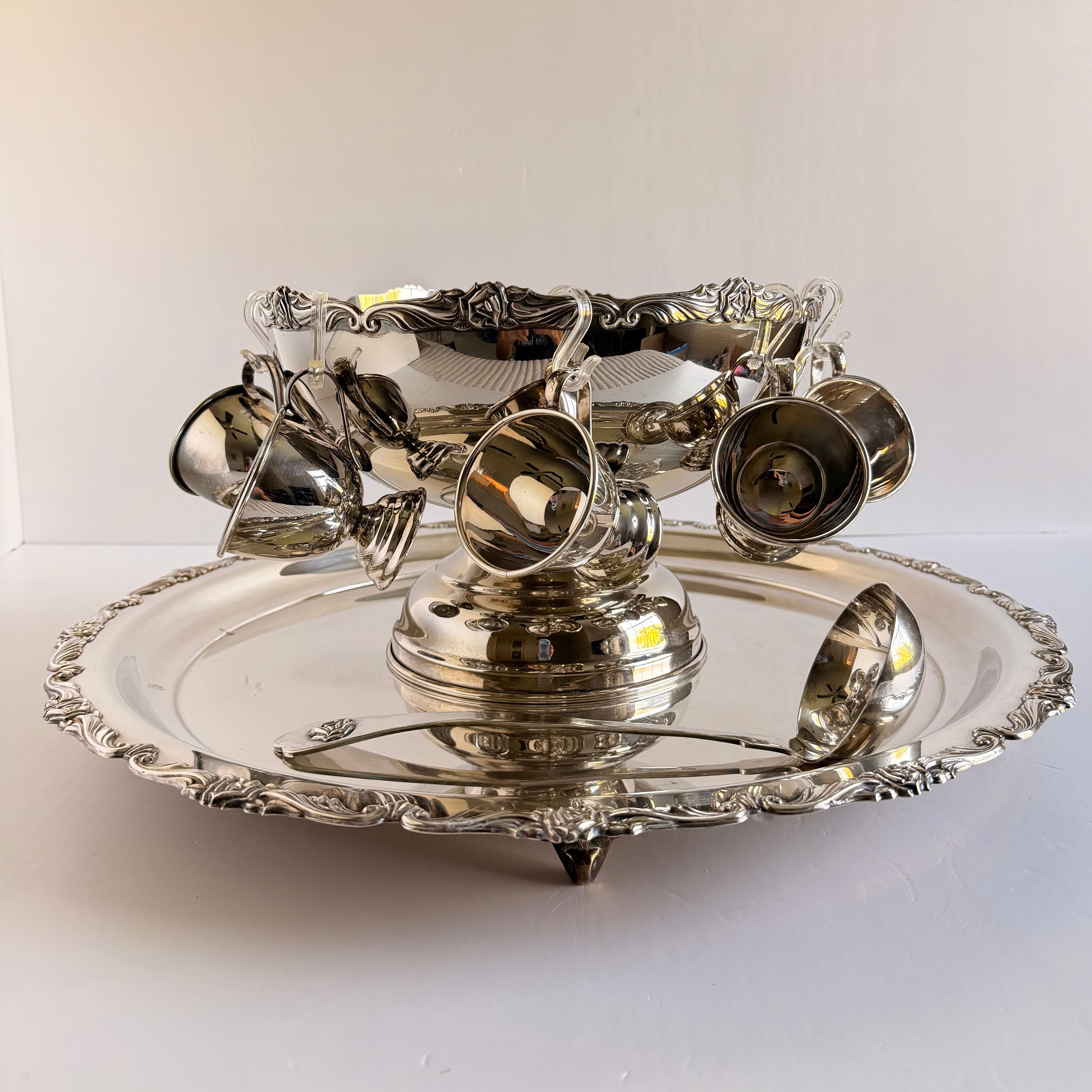 The Regency Silver Punch Service