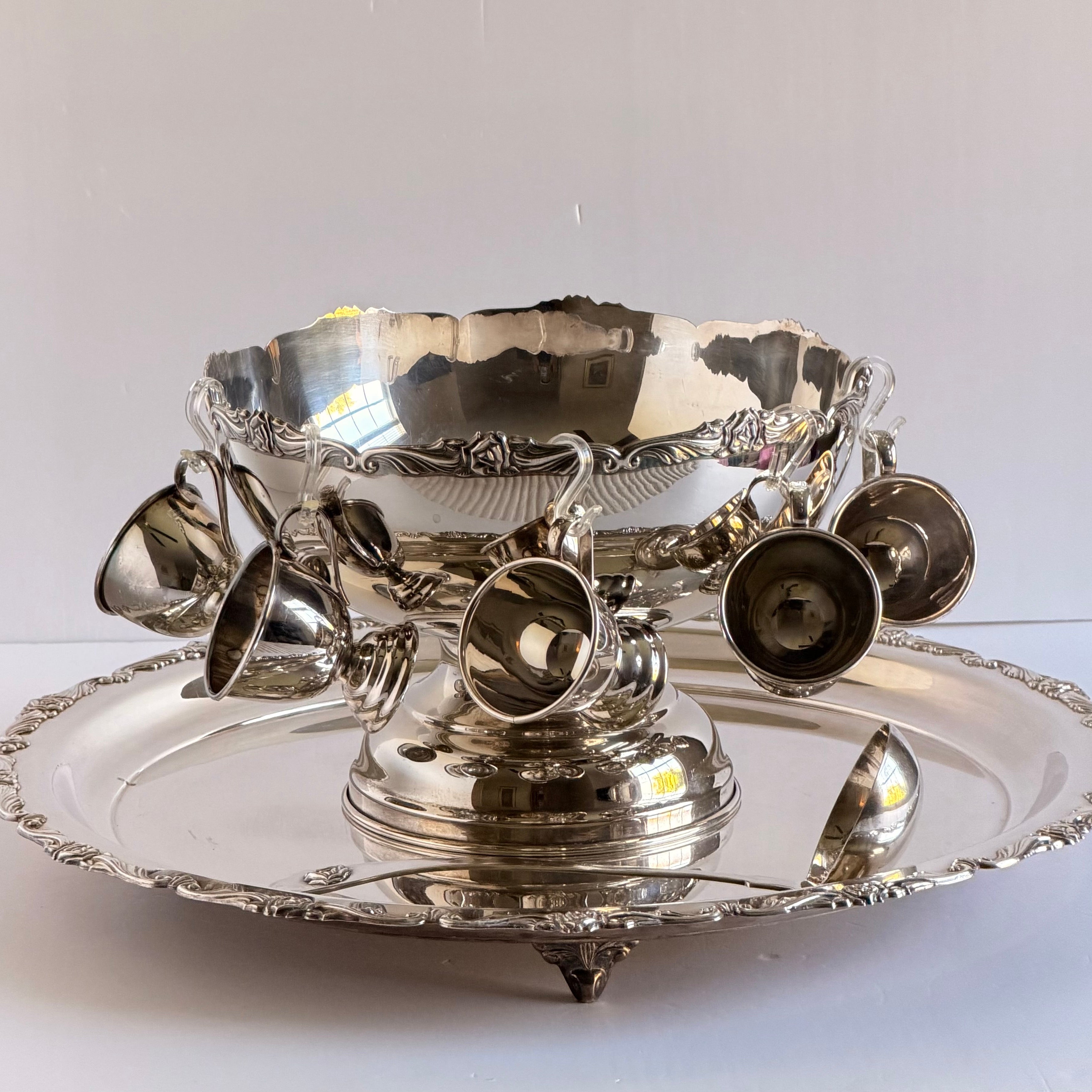 The Regency Silver Punch Service