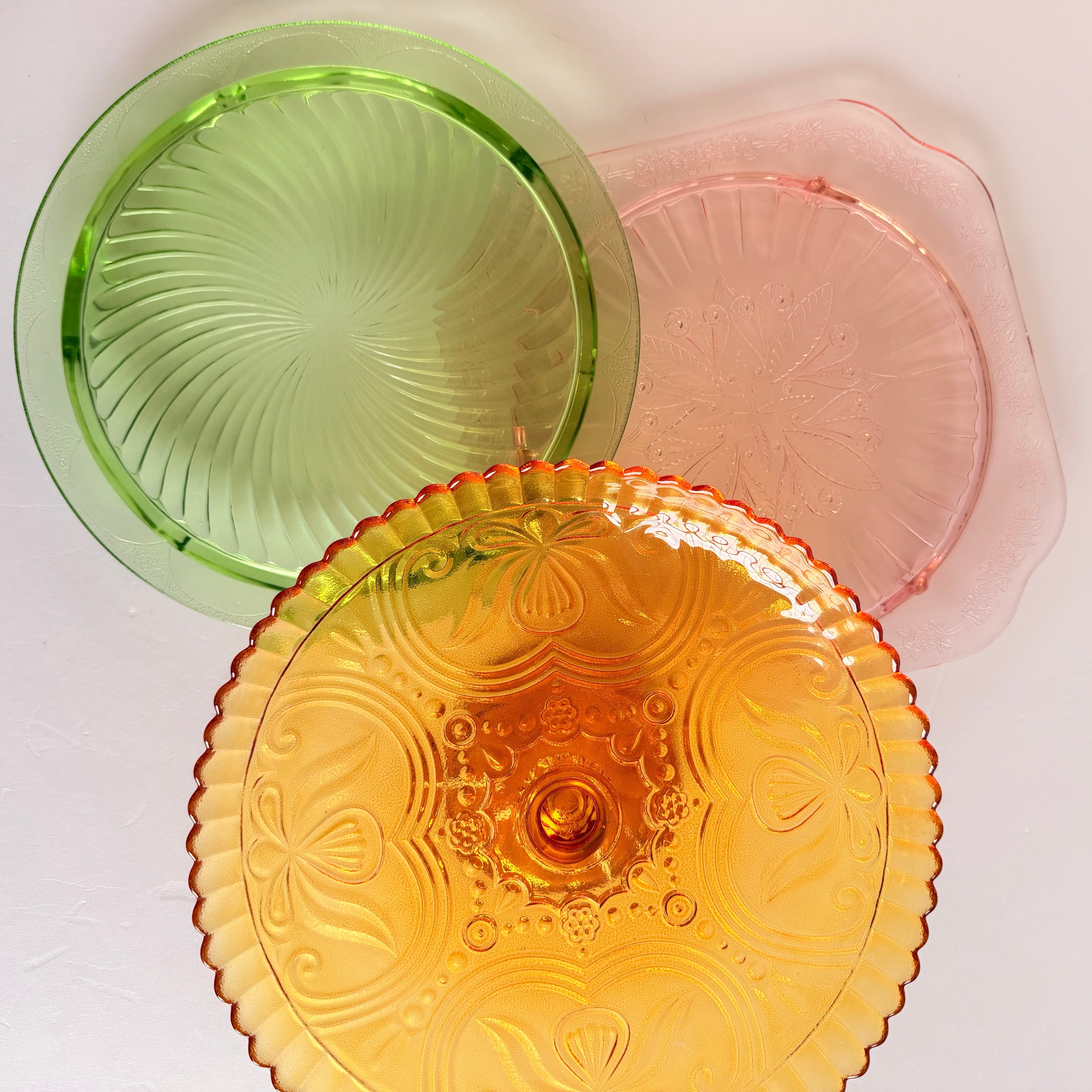 The Zappa Lime Green Cake Stand