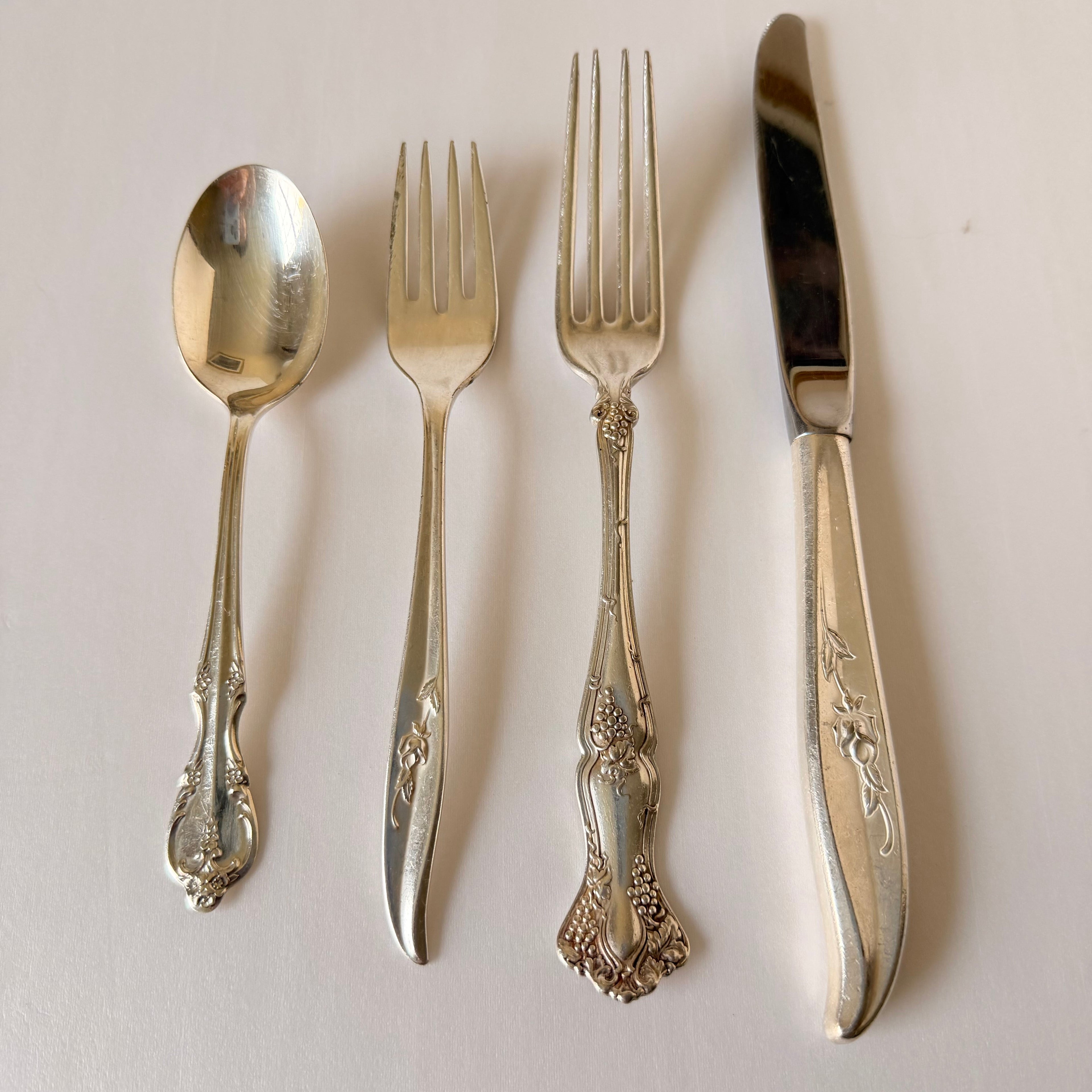 The Regency Mixed Vintage Silverplate Flatware